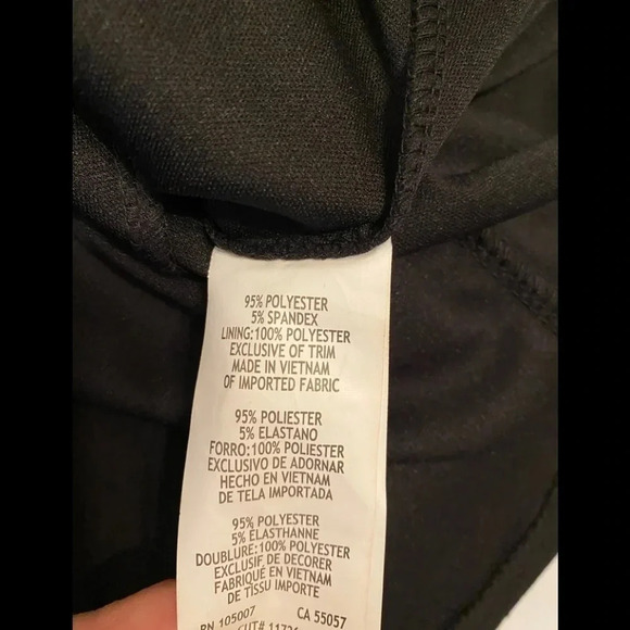 Marina Black Studded Waist Maxi Evening Dress - Picture 5 of 10